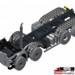 H0 - 3D Druck - Fahrgestell Arocs 8x8 ähnlich WLF KatS NRW