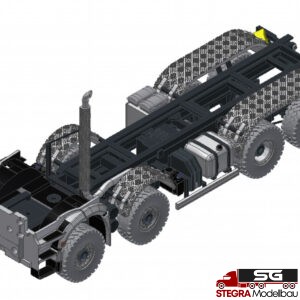 1:87 – 3D Druck – Fahrgestell Arocs 8×8 ähnlich WLF KatS NRW