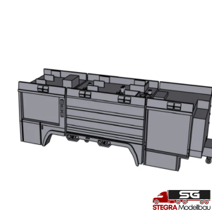 1:87 – 3D Druck – Aufbau Großtanklöschfahrzeug ähnlich Rosenbauer / GTF BF Wien