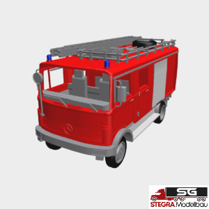 1:87 – 3D Druck Bausatz – LF 8 ähnlich Metz auf Mercedes LP 709 (Kabine abgeschrägt)