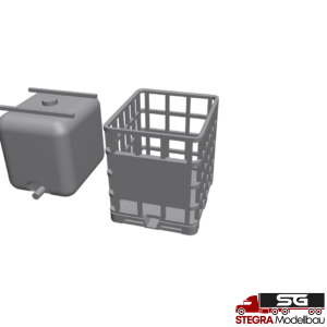 3D Druck – 1:87 – IBC Container – geteilt