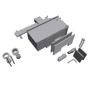 1:87 – 3D Druck Bausatz – ähnlich Rosenbauer CT Frame für MAN TGL