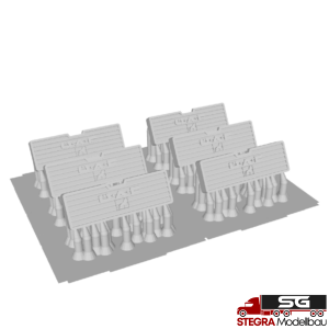 3D Druck – 1:87 – Kühlergrill ÖAF F2000 passend für Herpa Fahrerhäuser