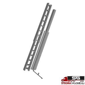 3D Druck – 1:87 – Dachbeladung Steckleiter 2×2 Teile übereinander inkl. Entnahmehilfe + Behälter für Saugschläuche