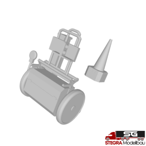 3D Druck – 1:87 – Feuerwehr Einmannhaspel Verkehrssicherung ähnlich Barth