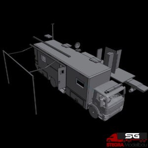 1:87 – 3D Druck – Bausatz ähnlich ELW 2 Feuerwehr Pforzheim auf MAN TGM