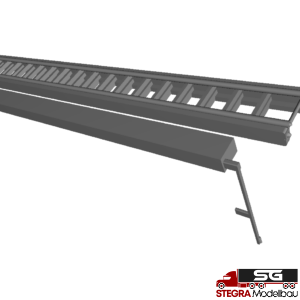 3D Druck – 1:87 – Dachbeladung Schiebleiter 3 teilig inkl. Entnahmevorrichtung