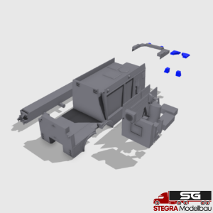 1:87 – 3D Druck – Feuerwehr Fahrzeugaufbau SRF BF Linz – Schweres Rüstfahrzeug