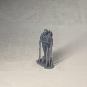 1:87 – 3D Druck – Figur Taucher in Trockentauchanzug – Flossen in den Händen