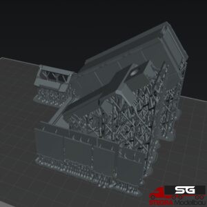 1:87 – 3D Druck – Bausatz Feuerwehraufbau ähnlich Rosenbauer AT 3 Radstand 4300mm