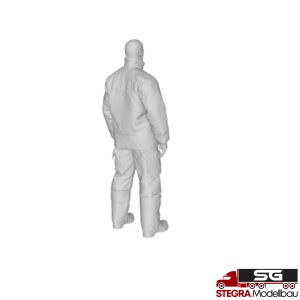 1:87 – 3D Druck – Figur Feuerwehrmann in Persönlicher Schutzbekleidung ohne Helm