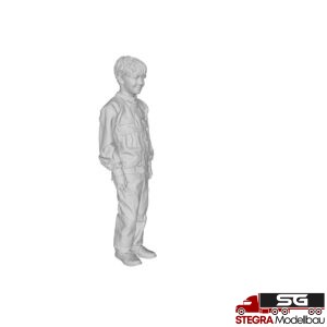 1:87 – 3D Druck – Figur Bub Feuerwehrjugend in Dienstbekleidung