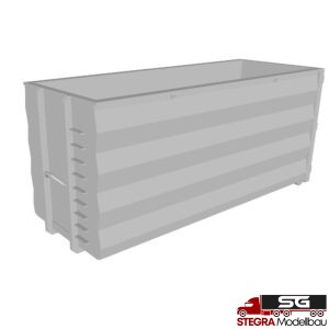 1:87 – 3D Druck – Abrollmulde hoch passend Herpa