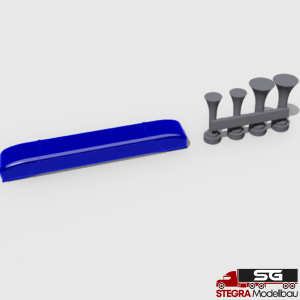 1:87 – 3D Druck – Sondersignalanlage / Blaulicht ähnlich Hänsch DBS 4000 + Presslufthörner