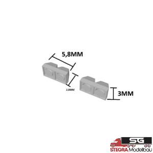 3D Druck – 1:87 – Dachaufbau Lautsprecher