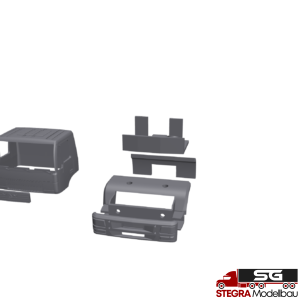 1:87 – 3D Druck – Fahrerhaus MAN L 2000 mit Verglasung