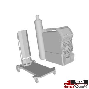 1:87 – 3D Druck – modernes Schweißgerät ähnlich Fronius TPSi