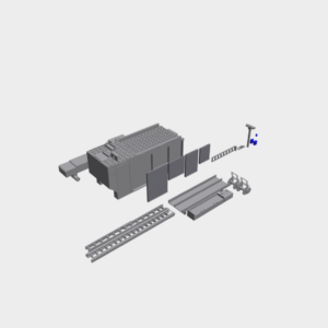 1:87 – 3D Druck – Aufbau – ähnlich Magirus HLF Feuerwehr Stuttgart ( passend für MB Axor )