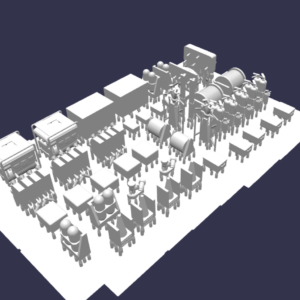 1:87 – 3D Druck – Bausatz Innenausstattung für Schlingmann TLF 3000 Varus Unimog