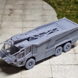 1:87 – 3D Druck -Flugfeldlöschfahrzeug Ziegler Z6 mit Löscharm