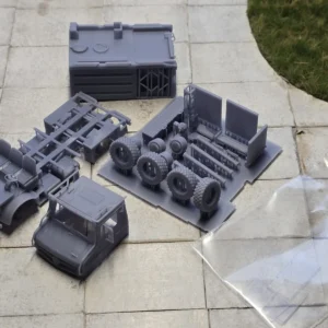 1:87 – 3D Druck – Bausatz Unimog U5023 Waldbrand Ziegler TLF 20/48-W