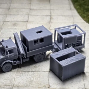 1:87 – 3D Druck – Bausatz Unimog U5023 GW-L KatS Katastrophenschutz Set
