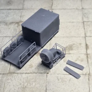 1:87 – 3D Druck – Abrollbehälter Lüfter – AB Lüfter Bausatz