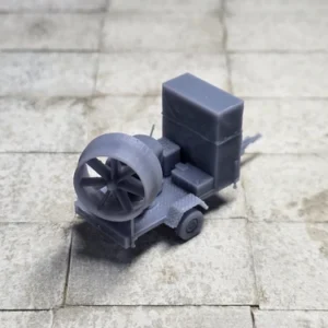 1:87 – 3D Druck – Bausatz Feuerwehranhänger Mobiler Groß Ventilator FwAH-MGV