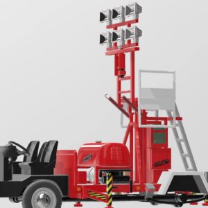 1:87 – 3D Druck – Bausatz Hanomag Henschel F25 mit Polyma Lichtmast / Polyma Lichtmast mit Korb / Boot